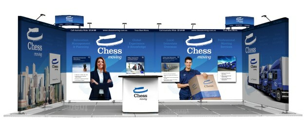Chess Moving Australia Expo Stand Chess Moving Australia Facilities Management Stand