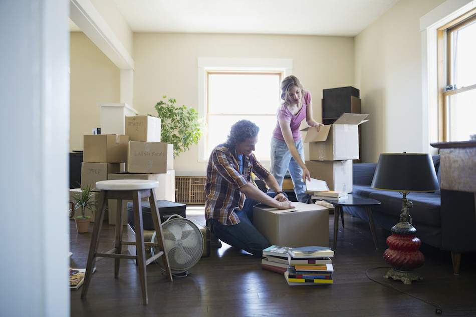 Couple moving in together