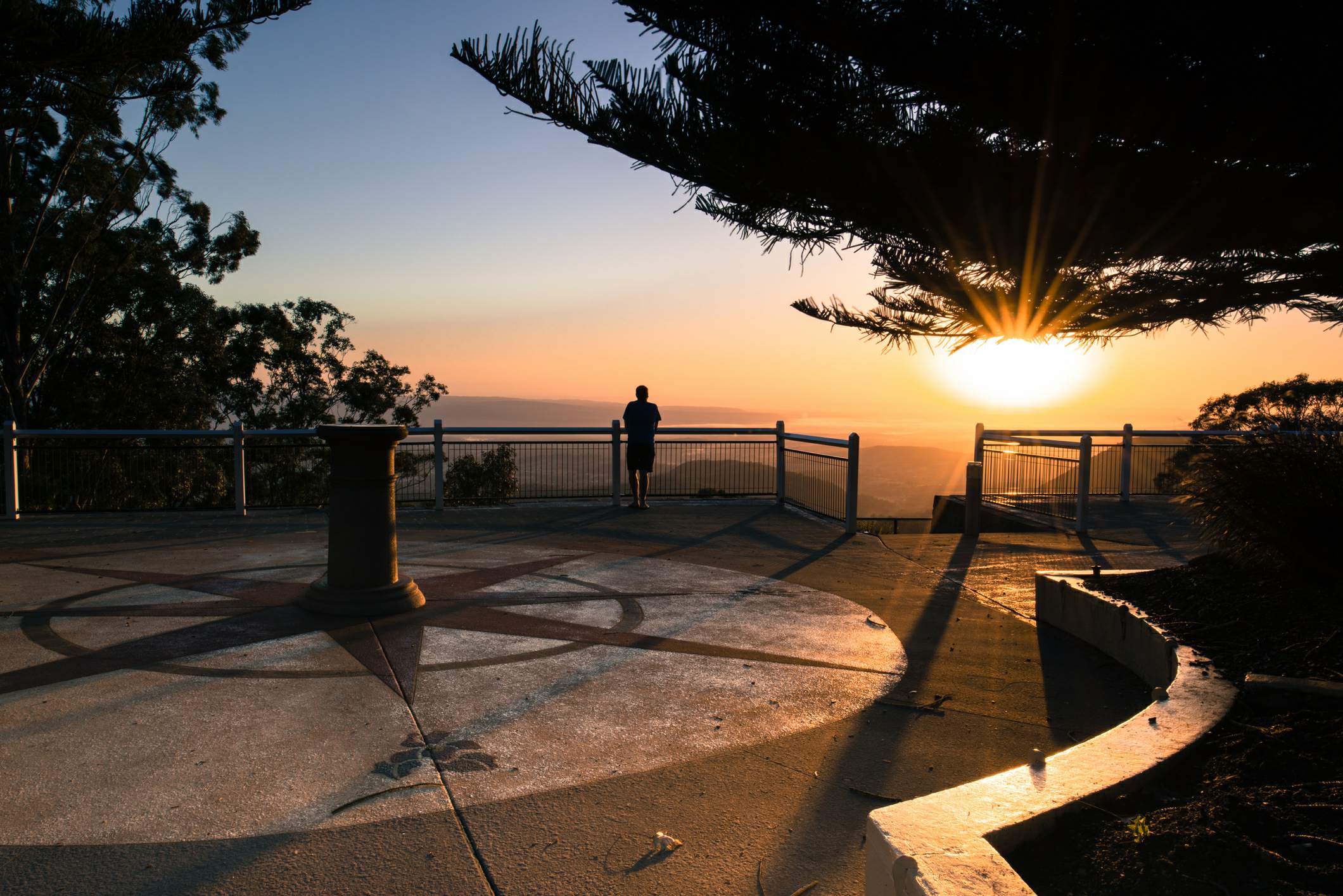 Sunrise at Picnic Point in Toowoomba