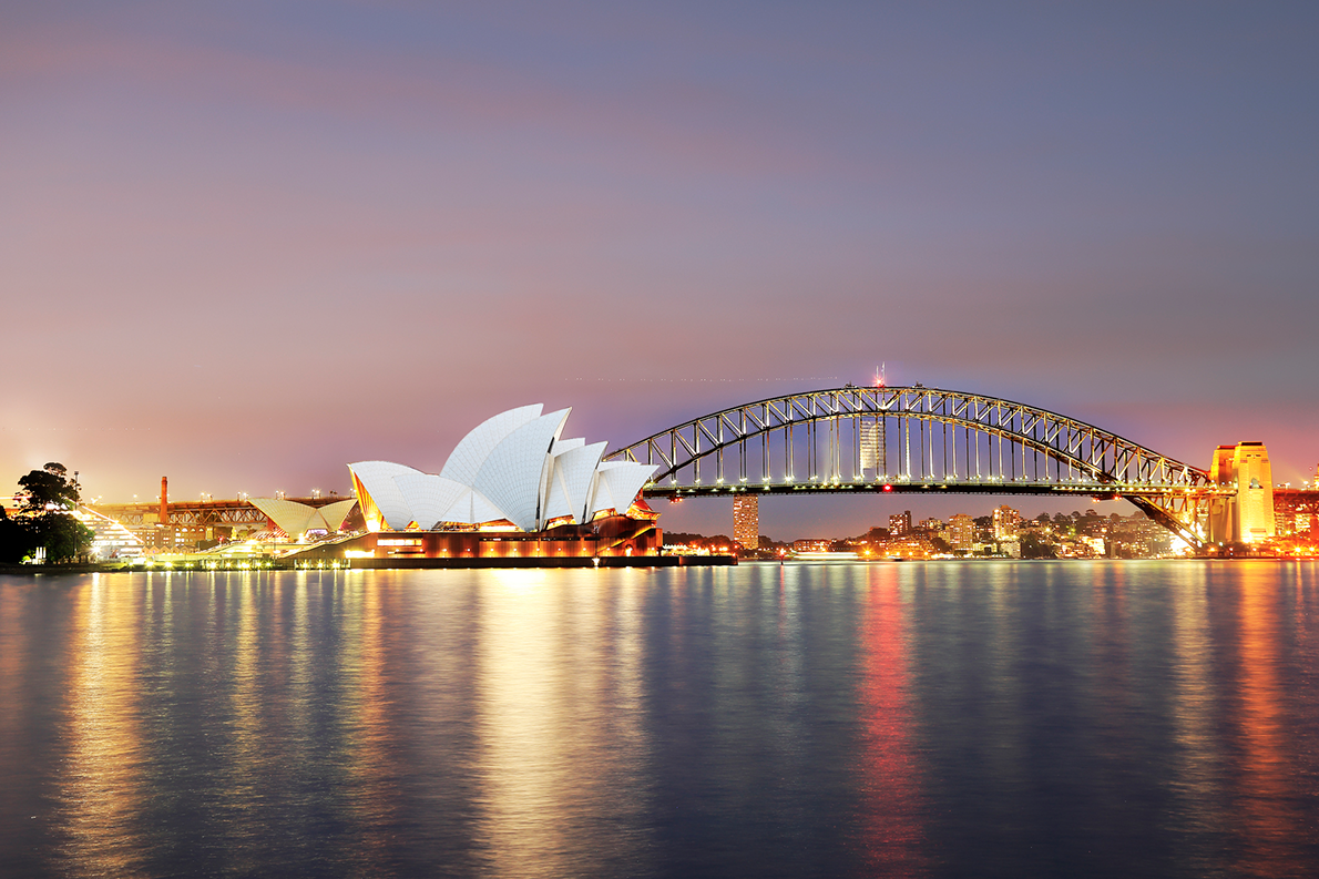 Sydney Opera House and Harbour Bridge