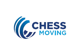 Chess Moving Logo White Background
