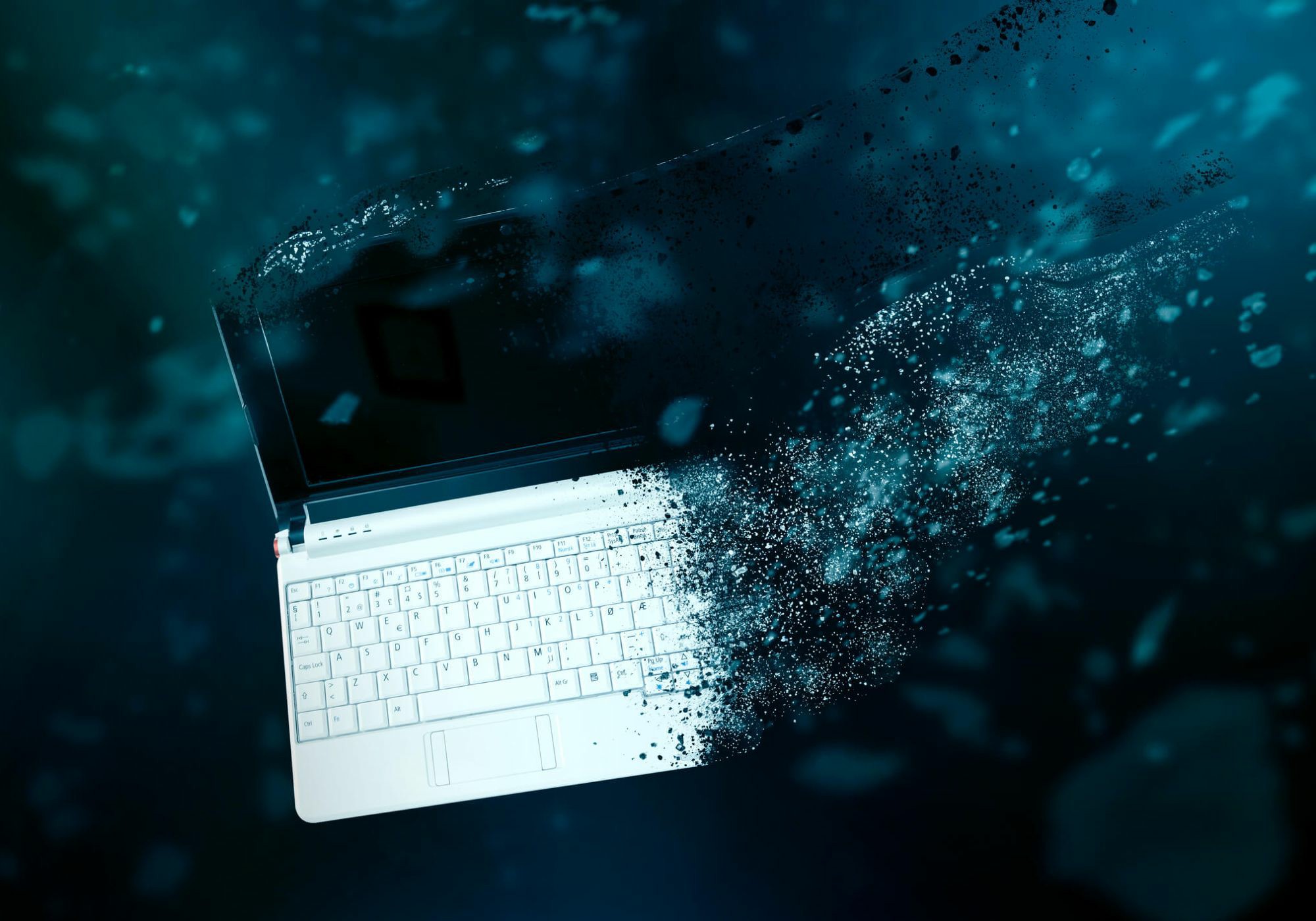Destruction of data on ewaste