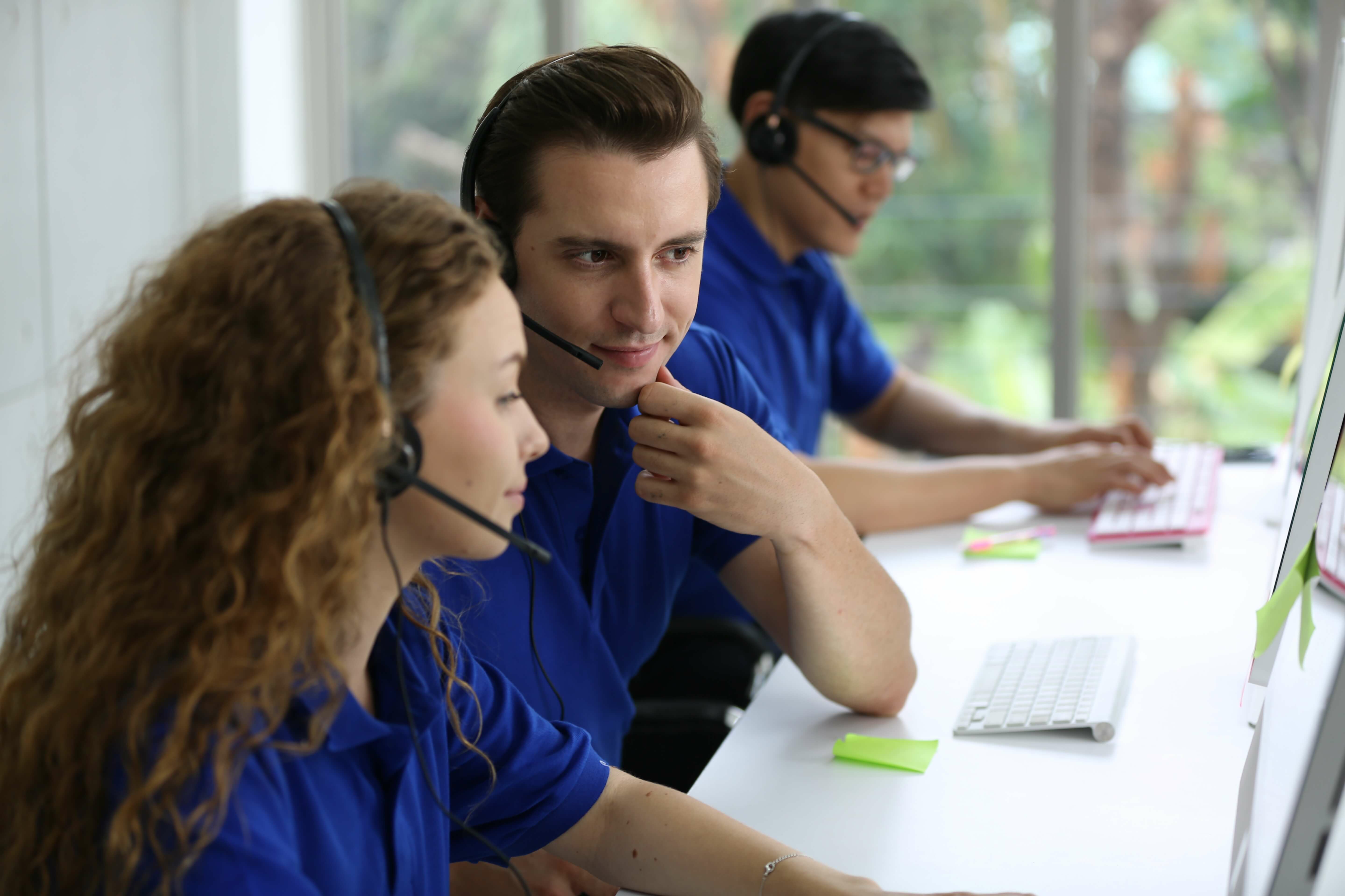Support from our call center team